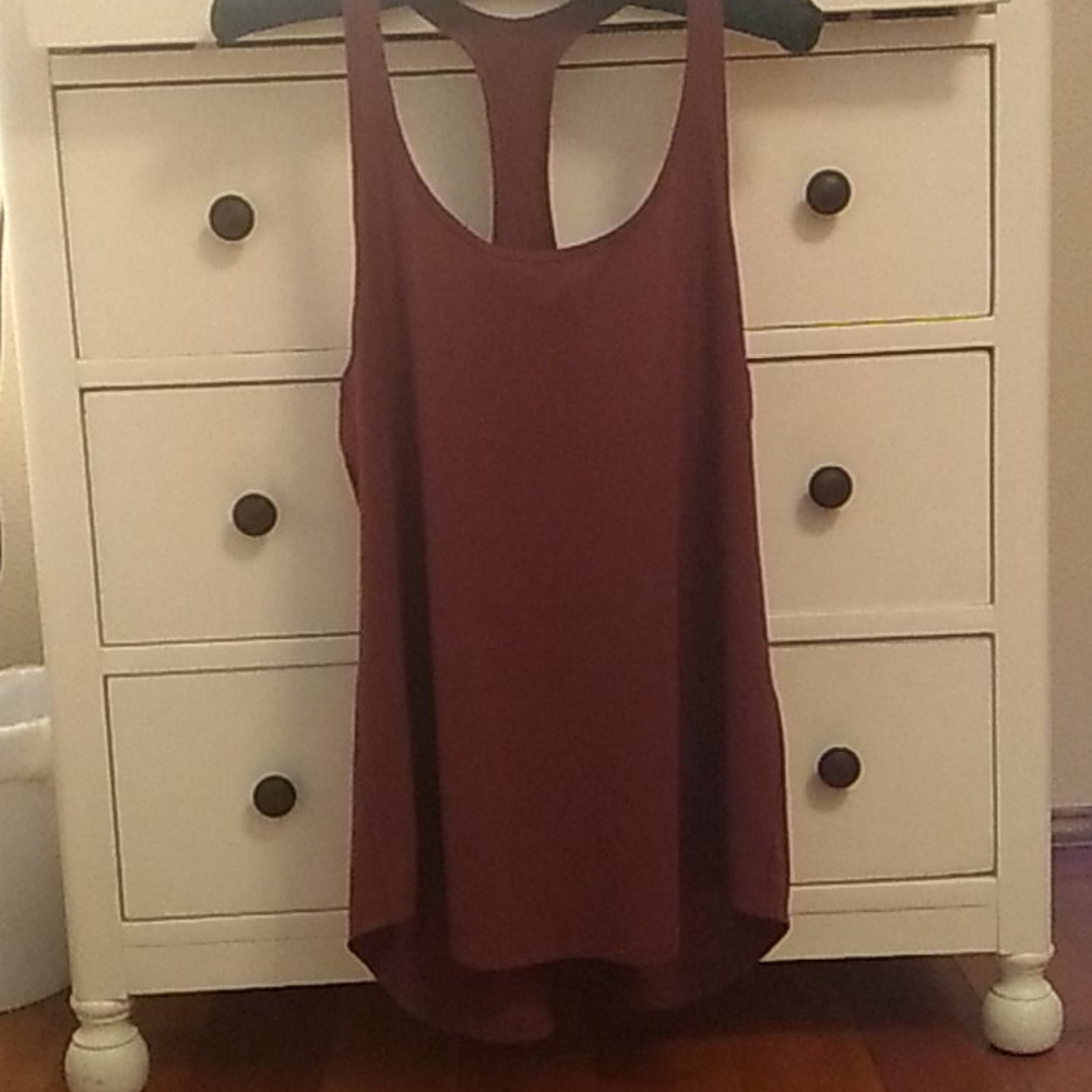 lululemon athletica Women's Racerback Tank Top in Deep Wine